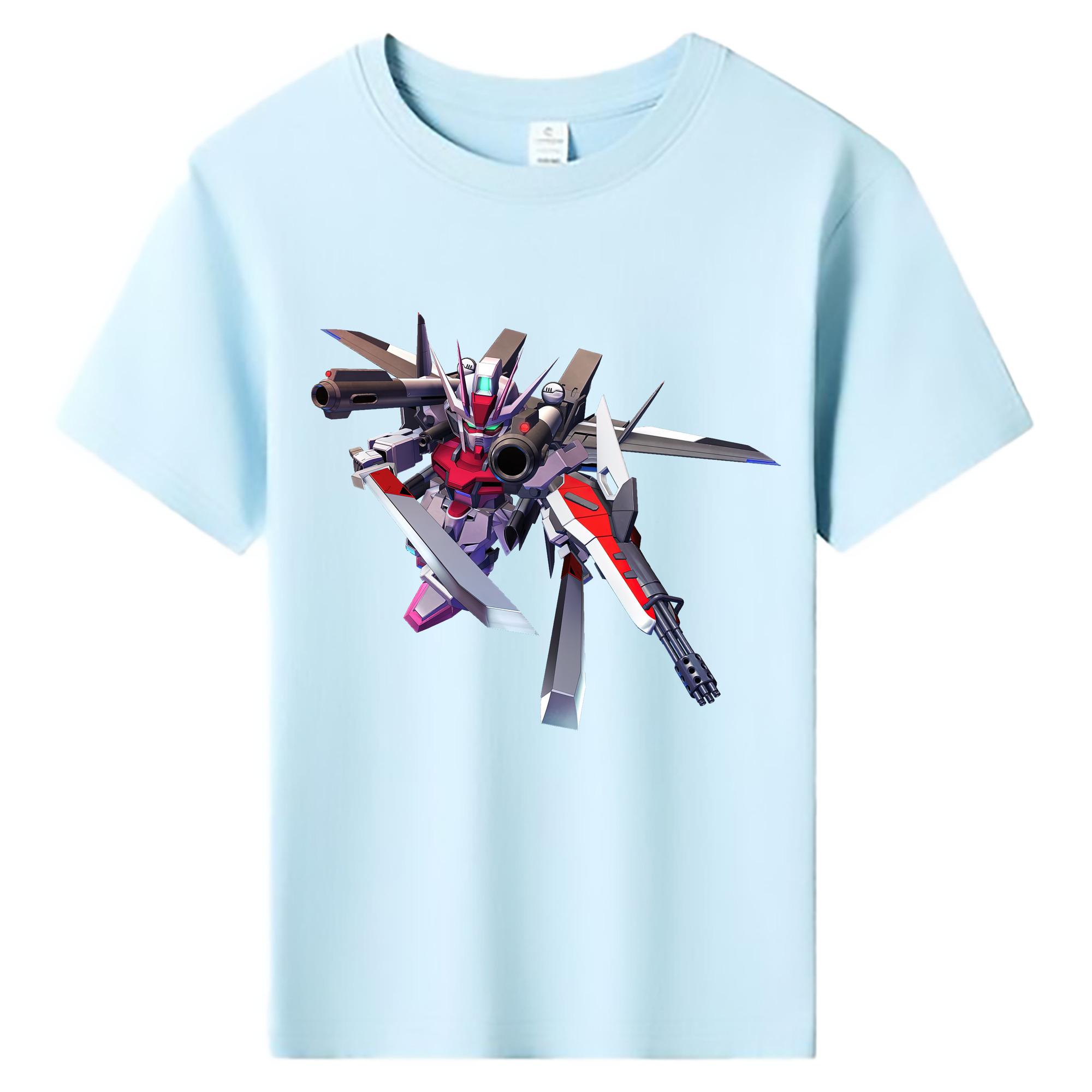（画像用） 機動戦士ガンダム Mobile Suit Gundam 綿100％キッズTシャツ（フロントプリント）